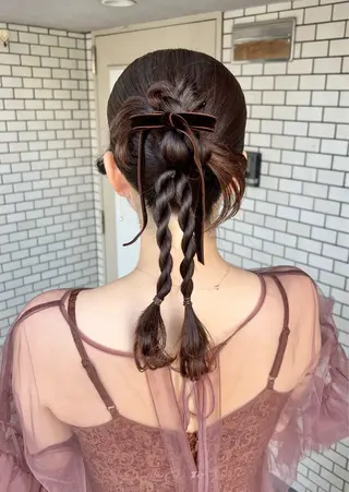 ヘアアレンジ 大人可愛いヘアメイク 💋🧚‍♀️しずかのヘアスタイル