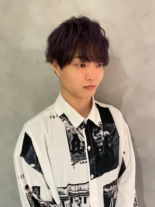 カラー メンズ メンズ特化⚜️ 藤原あずさのヘアスタイル