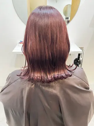 ミディアム カラー 【髪質改善】全席個室 Zina北千住　高澤のヘアスタイル