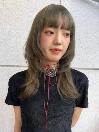 ロング カラー レイヤーカット/韓国 ヘア/ honokaのヘアスタイル