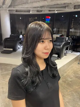 セミロング 🟡ひろの/ツヤ カラー/髪質改善🟡のヘアスタイル