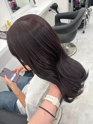 ロング カラー 🤍レイヤー/顔周り 暖色hirari🤍のヘアスタイル