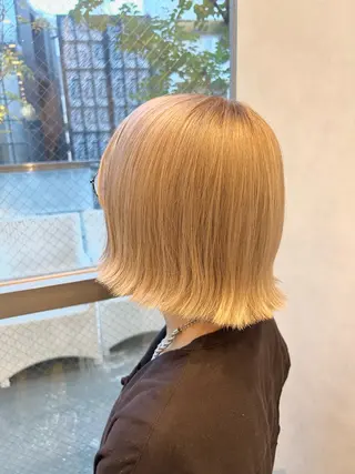 ショート カラー 名古屋/縮毛矯正/ 島原 由璃のヘアスタイル