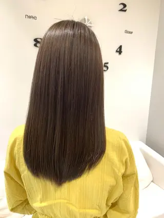 ロング カラー 松吉 純平のヘアスタイル