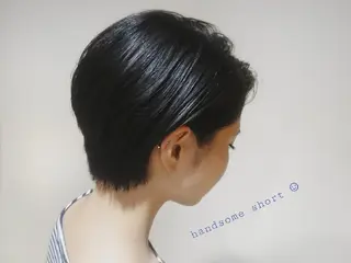 ショート パーマ ✨ブリーチなし透明感 カラー✨ゆりかのヘアスタイル