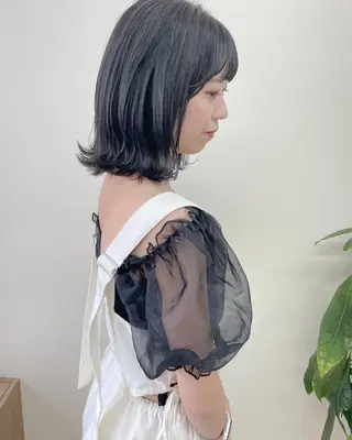 ミディアム gram岡崎南 KYOKOのヘアスタイル