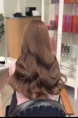 ロング カラー 宮本 優のヘアスタイル