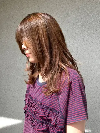 セミロング 松本 茜のヘアスタイル