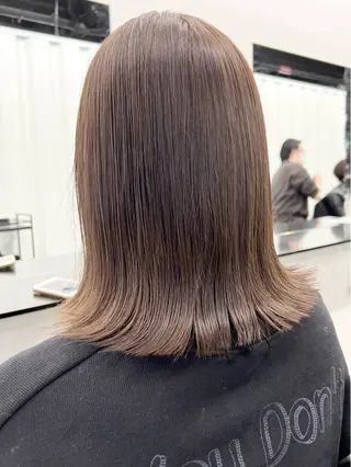 ミディアム カラー 原宿 ツヤカラー🫧 ちり🍎のヘアスタイル