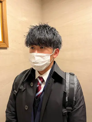 ミディアム 練習用 坂場のヘアスタイル