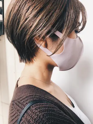 ショート カラー imai /カット/パーマのヘアスタイル