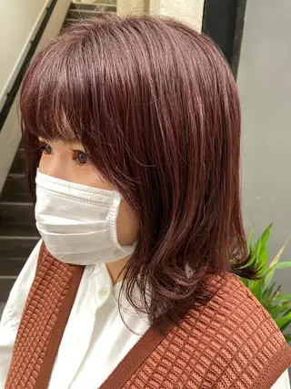 ミディアム nico🏁 rihoのヘアスタイル