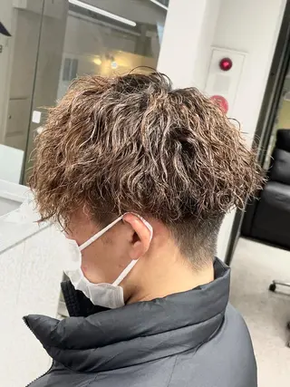 パーマ メンズ メンズスタイリスト✨ 助川龍哉のヘアスタイル