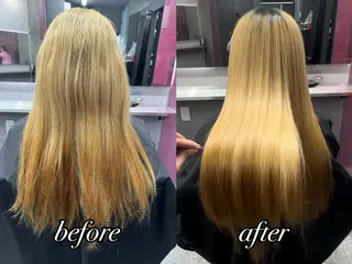 ロング 曲がる縮毛矯正 髪質改善/西尾 幸樹のヘアスタイル