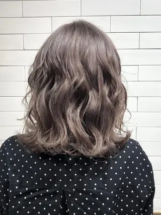 ミディアム 🤍髪質改善➕透明感 カラー🤍川上葵のヘアスタイル