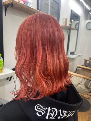 セミロング カラー 香野 優子のヘアスタイル