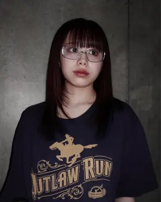 セミロング Null 表参道所属・岩下昂世/ ハイトーン/デザインのヘアスタイル