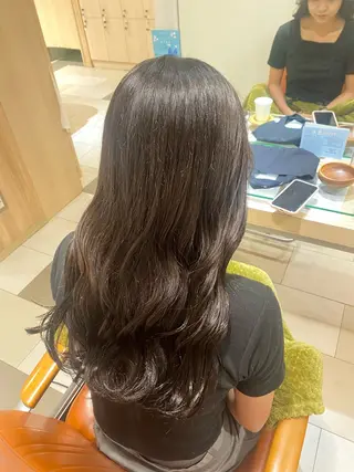 ロング 🦋‪ハイトーンカラ ー🦋‪熊田 史織のヘアスタイル