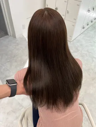 ロング 透明感ベージュ🤎 パタオのヘアスタイル