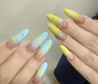 ネイル By moonネイル 🌷ワンホン/韓国風のネイルデザイン