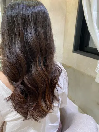 セミロング CIEL天六店 三上春のヘアスタイル