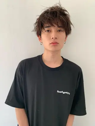 ショート ヘアアレンジ メンズ ✨メンズカット ニュアンスパーマ鷲野のヘアスタイル