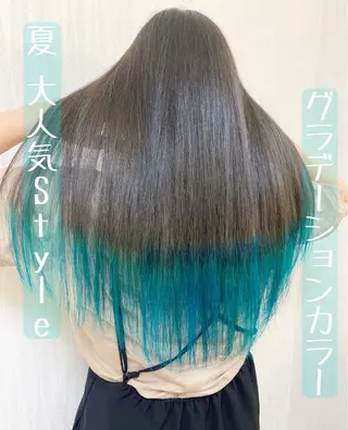 ロング カラー YURI ✨のヘアスタイル