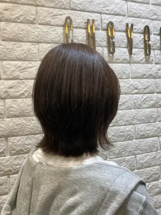 ミディアム 韓国ヘア透明感カラー 大貫怜司のヘアスタイル