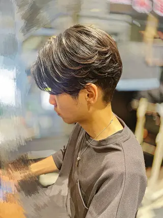 ショート パーマ メンズ レディースショート モデル募集中/怜哉のヘアスタイル