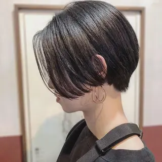 ショート カラー ノグチ ユウキ/ボブのヘアスタイル