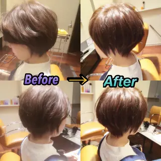 ショート Lyrae~リラエ~所属・上原 聡良(akira)のヘアスタイル