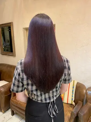 ロング Belle 並木通り店所属・rena/ パーマ/カラーのヘアスタイル