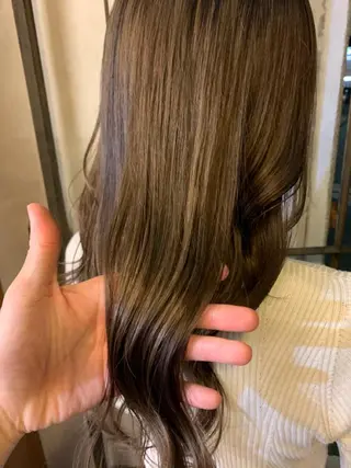 ロング 艶髪color💎髪 質改善ストレート大吉のヘアスタイル