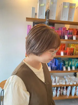 ショート MAHIRO🍒半田 /ブリーチ/カットのヘアスタイル