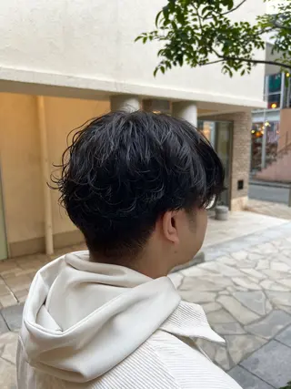 ショート パーマ メンズ iruk（イルク）所属・木村翔/大名ショート ボブ/ショートボブのヘアスタイル