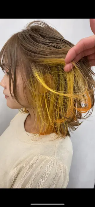 ミディアム カラー 🎨ショートの神様 /神評価🎨原田公祐のヘアスタイル