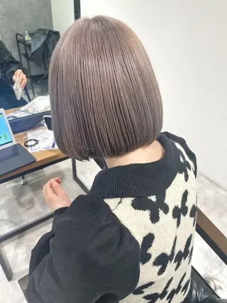 ショート カラー 田中大星 /ボブ 縮毛矯正のヘアスタイル