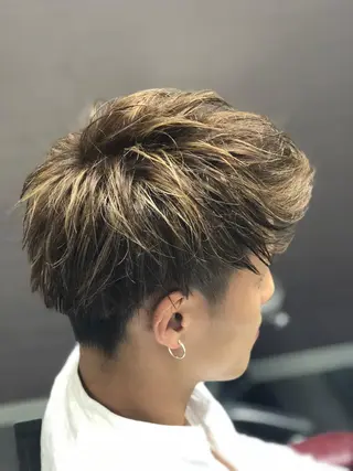 ショート カラー メンズ メンズ特化美容師 大貫友也のヘアスタイル