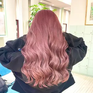 ロング カラー ヘアアレンジ 🧸ハイトーン🧸 ゆっきー🧸のヘアスタイル