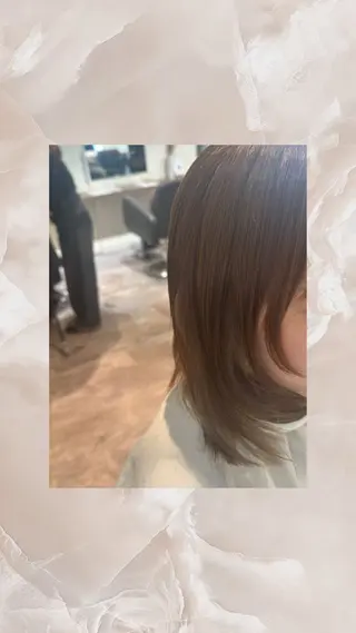 ミディアム 高橋 那美のヘアスタイル