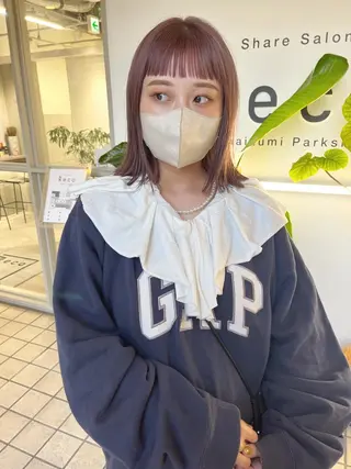 ミディアム カラー ♡manami ♡のヘアスタイル