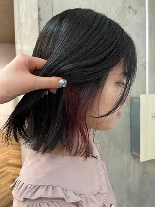 ミディアム カラー Ayaka🩰🎀 ガーリー/暖色♡のヘアスタイル