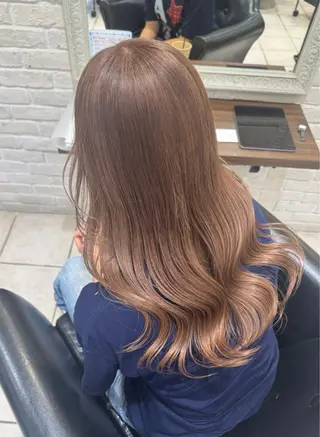 ロング カラー 🦄ブリーチ💜エク ステ💜MIU🦄のヘアスタイル