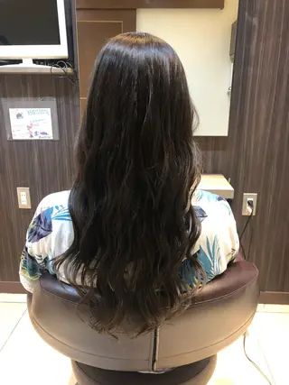 ロング カラー 7月予約解放☺️ 櫻庭梢のヘアスタイル