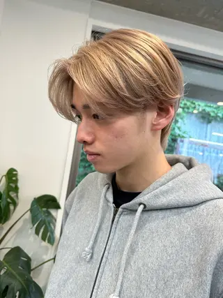 メンズ cinq   PROJECT所属・ミルクティーベージュ /ボブ/あげは🎀のヘアスタイル