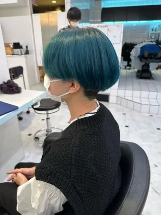 ショート カラー 🪄池袋ハイトーン 🪄ブリーチカラーのヘアスタイル