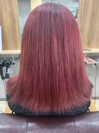 ミディアム カラー hair salon mementoのヘアスタイル