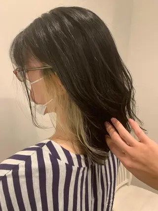 ミディアム 新宿/ 田口雄大のヘアスタイル