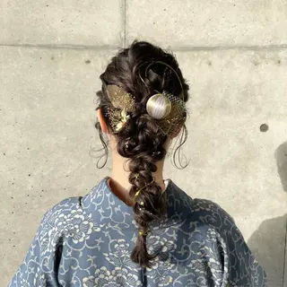 ロング ヘアアレンジ am eyelash salon所属・am eyelash ❁︎ kasumiのマツエク・マツパデザイン