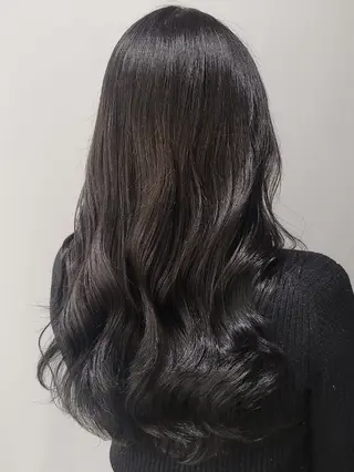 ロング カラー 無料カットモデル/ セット/COCOKAのヘアスタイル